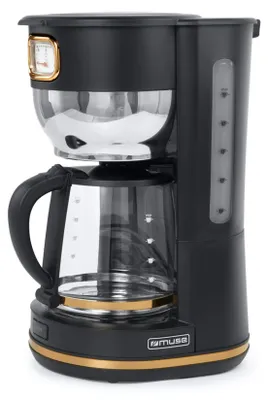 Produktbild von Muse MS-220 BC, Filterkaffeemaschine, 1,4 l, Gemahlener Kaffee, 1000 W, Schwarz