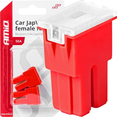 Immagine prodotto di Fusibili auto JAPVAL PAL femmina 50A confezione da 2 pezzi AMIO-03391