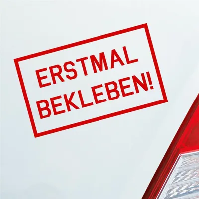 Produktbild von Auto Aufkleber Reingeguckt! Verarscht Prank Lustig 16x10 cm Rot Sticker Heckscheibenaufkleber