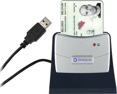 Image de ONESPAN (VASCO) - OneSpan Digipass 905 lecteur d'e-id avec support sous blister - Belgique - 5414602131782