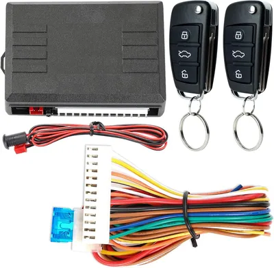 Immagine prodotto di Sistema di chiusura centralizzata aftermarket, accesso senza chiave, 2 telecomandi, per automobili