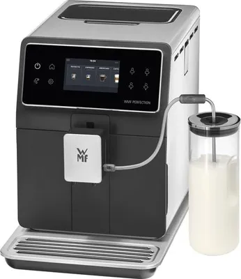 Produktbild von Espressomaschine mit Mahlwerk – 18 Getränke – 2 l – 250 g Bohnen – doppelter Thermoblock – Touchscreen – Cromargan-Edelstahl – Rã©p 15a – GPE Seb Fran