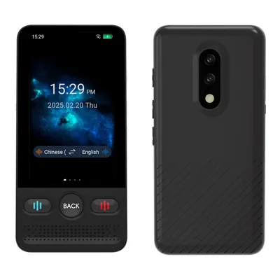 Produktbild von Sofort Sprachübersetzer,AI Voice Translator,Fotoübersetzung/WIFI/Hotspot/Offline,160 Sprachen,Simultanübersetzung,TF Karte,Sprachlernen Wörterbuch