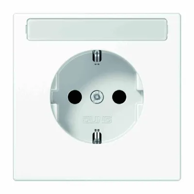 Produktbild von JG SCHUKO Steckdose LS1520NAWW m- Schriftf. Serie LS alpinweiss