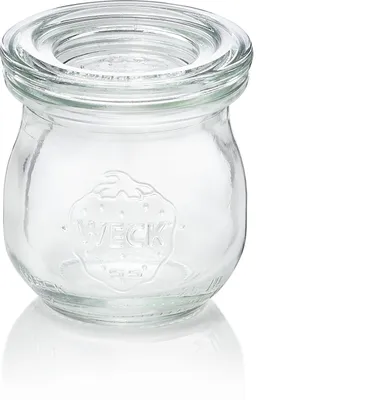Produktbild von 12x Weck Glas Mini-Tulpenglas mit Deckel Tulip 75 ml