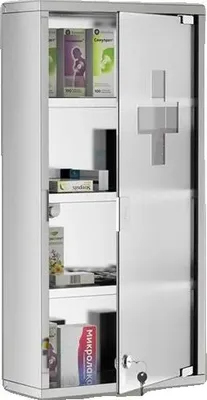 Immagine prodotto di Armadietto per medicinali, acciaio inox, design compatto