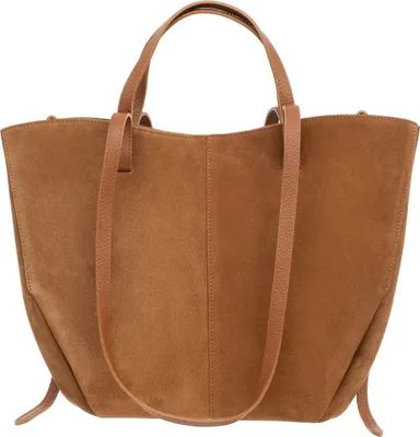 Immagine prodotto di Borsa da donna Vezze con marsupio in pelle scamosciata marrone