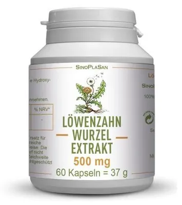 Zdjęcie produktu dla Ekstrakt z korzenia mniszka lekarskiego 500 mg Mono Capsules 60 kapsułek
