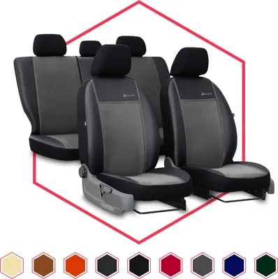 Produktbild von Sitzbezüge Auto Universal Schonbezug Autositzbezüge Bezug für Mazda 3 I Grau Set