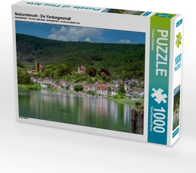 Produktbild von Calvendo Neckarsteinach - Die Vierburgenstadt 1000 Teile Puzzle quer 640x480mm, Seethaler Thomas; 7457650