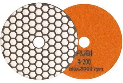 Produktbild von Rubi Resin Dry Polishing Pad Gr.200 D100Mm