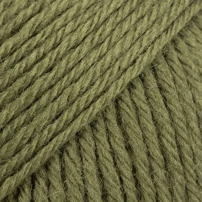 Produktbild von DROPS Karisma Wolle, 100% Superwash, Moosgrün, 50g/100m, Waschmaschinenfest