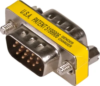 Produktbild von Adapter 2x VGA Akyga AK-AD-19 Przejściówka męsko – męska 15-pin D-Sub beczka