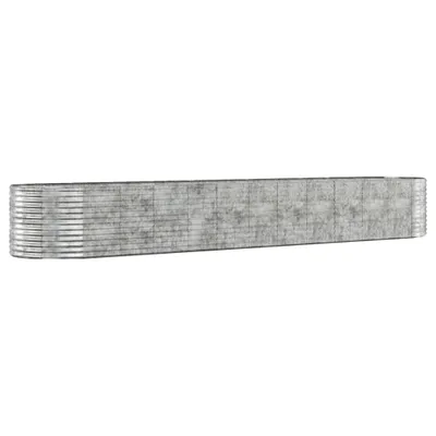Immagine prodotto di vidaXL Letto rialzato in acciaio verniciato a polvere 507x100x68 cm Argento
