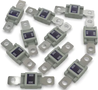 Produktbild von 10x AUPROTEC Mega Hochstromsicherung 300A Schraubsicherung grau
