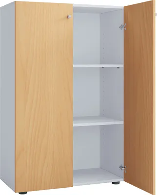 Produktbild von LonaXLDT Büroschrank 2 Türen weiß, buche.
