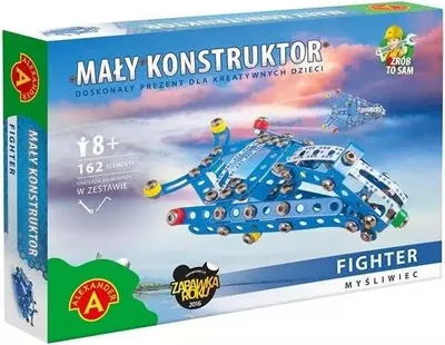 Zdjęcie produktu dla Mały Konstruktor. Mysliwiec Fighter (162 elementy)