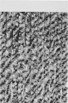Produktbild von Flauschvorhang 100x220cm ( Meliert Schwarz/Grau/Weiß ), perfekter Insekten- und Sichtschutz für Ihren Wohnwagen / Caravan, viele Farben erhältlich