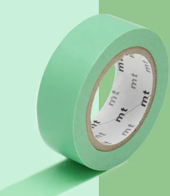Produktbild von Dekoratives Klebeband einfarbig - Smaragdgrün - 1,5 cm x 7 m