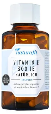 Immagine prodotto di naturafit Vitamina E 300 UI capsule naturali, 150 capsule