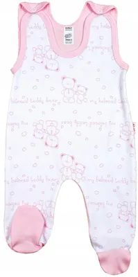 Produktbild von KLEKLE Schlafanzug Bärchen Rosa Baumwolle Gr. 68