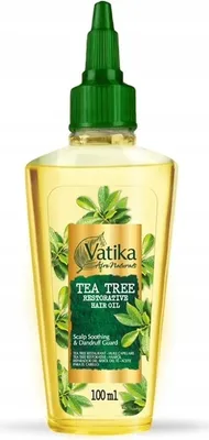 Produktbild von Vatika Afro Naturals Tea Tree Hair Oil 100ml Restorative Hair Oil With Nourishing Blend For Soothing Scalp & Protect Against Dandruff