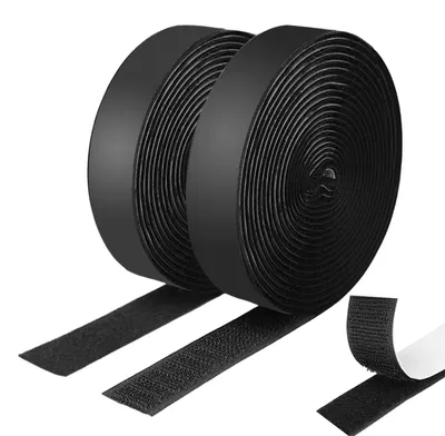 Productafbeelding van 2 stuks zelfklevend klittenband 10 m x 20 mm, extra sterke kleefstrip