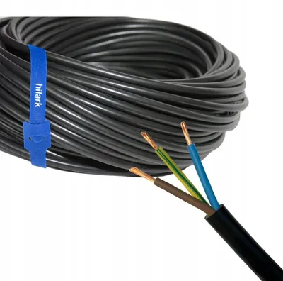 Produktbild von H03VV-F PVC Kabel, 3-adrig, 1mm² Querschnitt, 50m Länge, 300/300V