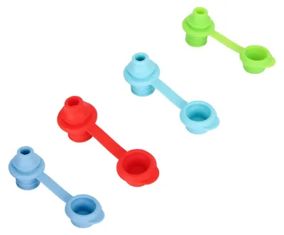 Immagine prodotto di 4 beccucci in silicone con beccuccio per bambini