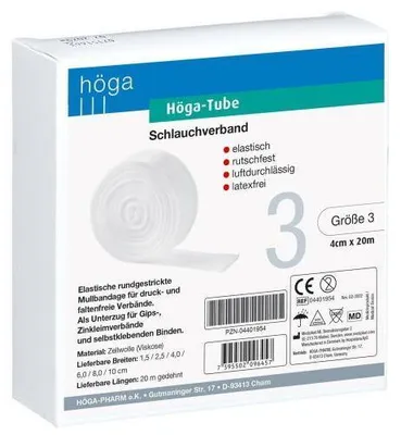 Produktbild von Höga-Tube Schlauchverband Gr. 3 - 4cmx20m 1 St