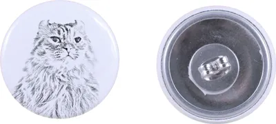 Produktbild von American Curl Katze - Ohrringe mit geliebter Katze, eigenes Foto, perfektes Accessoire für Katzenliebhaber von der Marke Art.-Dog