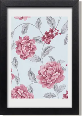 Produktbild von Bild 20x30 MDF-Rahmen, Wandkunst Pfingstrosen