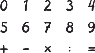 Immagine prodotto di 6XHeyda 204888478 StempelSet Zahlen