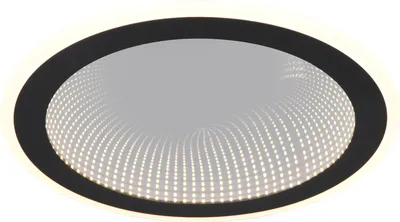 Produktbild von REALITY LED-Deckenleuchte GLACE, R67681132, 21,5W, 2600lm, schwarz