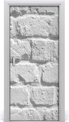 Produktbild von Tulup Türaufkleber 95x205 cm Dekorative Aufkleber Selbstklebend Wasserdichte Tapete Abnehmbar Schlafzimmer Wohnzimmer Wohnkultur - Ziegelwand