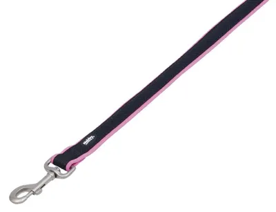 Image de Laisse Nobby "Mesh Preno" L : 120 cm, l : 25/35 mm rose