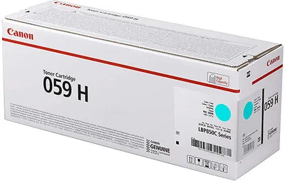 Produktbild von Canon 059 H, 13500 Seiten, Cyan, 1 Stück(e)