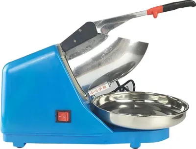 Immagine prodotto di Tritaghiaccio elettrico - Potenza 380 W - 2200 giri/min - Capacità 65 kg/h - Spina UE - Blu