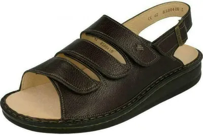 Obrázok produktu pre Pánske sandále Finn Comfort Sylt, sivé, kožené, - Pánska obuv sandále / mule, hnedé