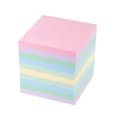Produktbild von Haftnotizen 90×90 mm 10 Farben PASTEL 10 Blöcke 850 Blatt Selbstklebende Notizzettel Büro Schule