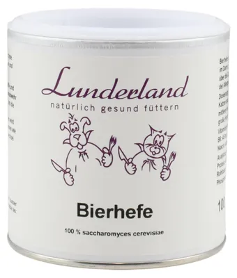 Produktbild von Lunderland - Bierhefe Futterzusatz BARF 100g