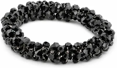 Produktbild von Damenarmband elastisch, gefacetteerte Kristalle, Stretch-Armband, 1 Stück, Schmuck für die Handgelenk
