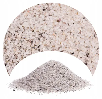Immagine prodotto di Sabbia per acquari, sabbia di quarzo 1-2 mm, pH neutro, grigia, 8 kg