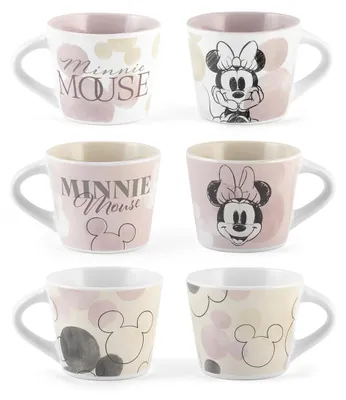 6 Espressotassen Minnie Blogger Disney 90 ml