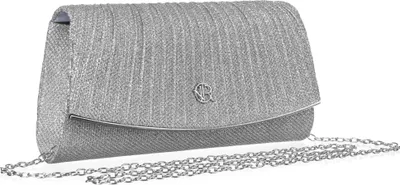 Produktbild von Rovicky® Silberne Clutch mit abnehmbarer Kette