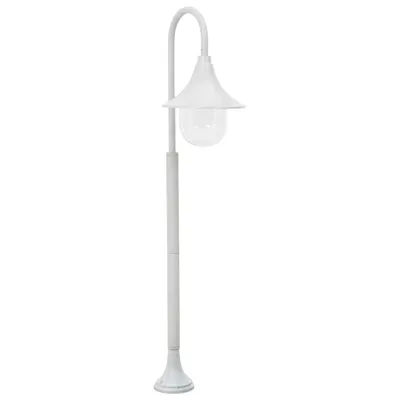 Produktbild von Garten-Pollerleuchte E27 120 cm Aluminium Weiß