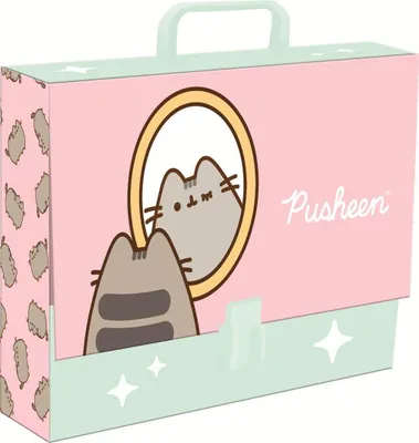 Immagine prodotto di Cartella A4 9cm Pusheen Pink Majewski con manico