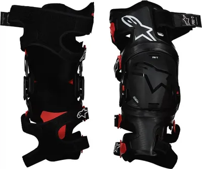 Zdjęcie produktu dla Ochraniacze kolan Alpinestars RK-7 Plasma, czarny/czerwony, M