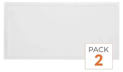 Produktbild von 2er-Pack – CCT-LED-Paneel 60 x 30 cm, WEISS, 30 W – 3000 K/4000 K/6000 K