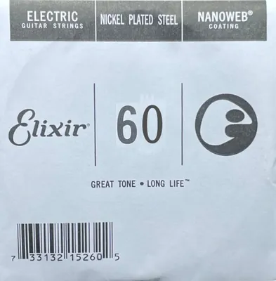 Produktbild von Elixir 15260 Nanoweb Nickel - Einzelsaite 060